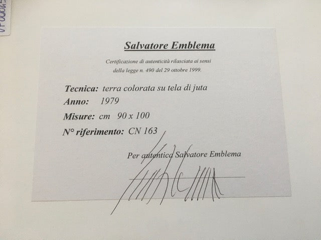 Salvatore Emblema - Senza titolo