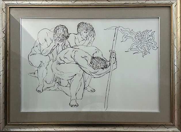 Corrado Cagli - Senza titolo (Tre pastori)