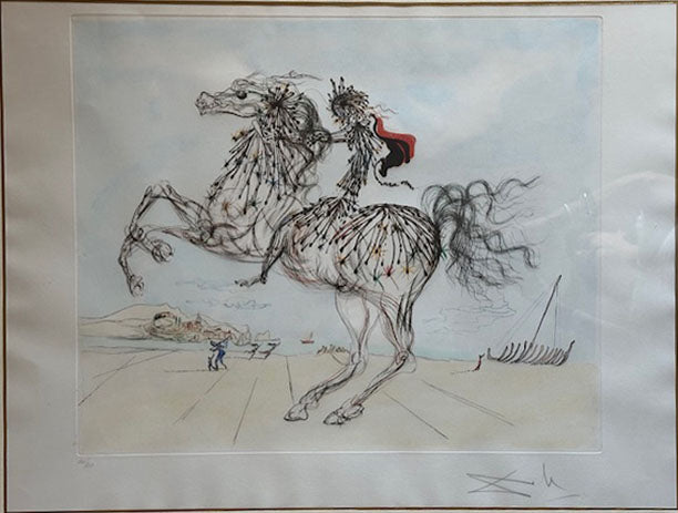 Salvador Dalí - Cavallo e cavaliere