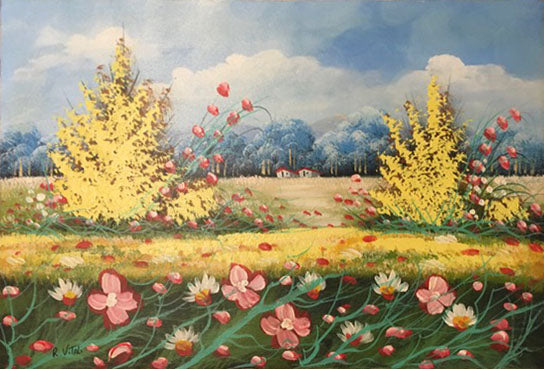 Renato Vitali -  Senza titolo (paesaggio)
