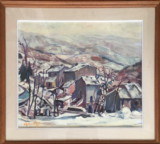 Aristodemo Capecchi - Nevicata a casa Marconi