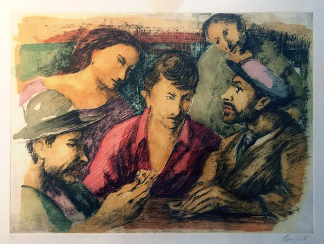Domenico Purificato - Card Players
