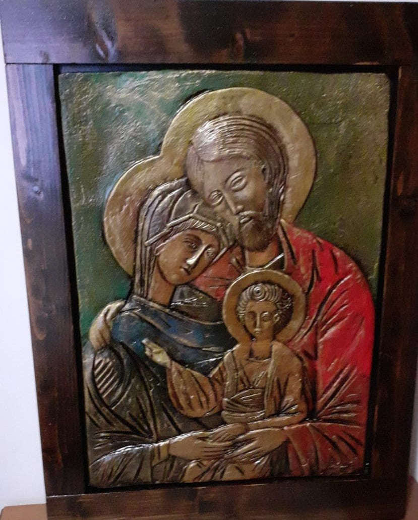 MADONNA, SAN GIUSEPPE CON BAMBINO - GIUSEPPE PAVONE