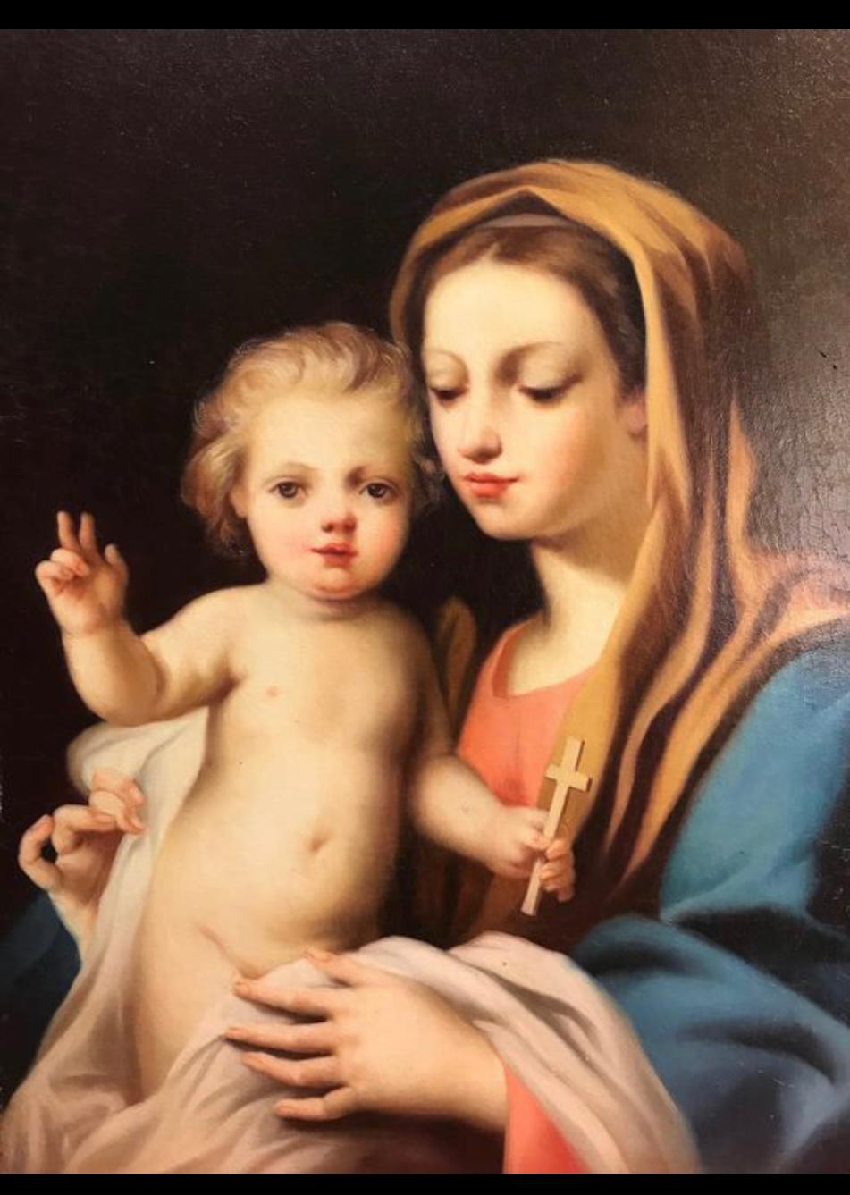 Copia d'autore - Madonna con bambino