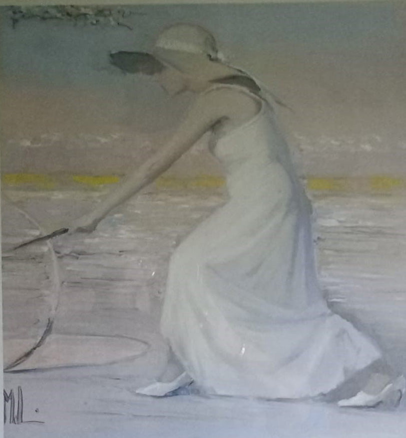 Innocenzo Melani - Donna con cerchio