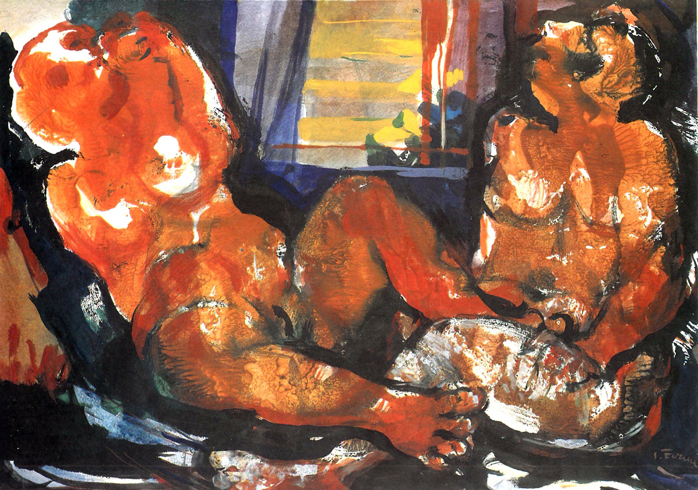 Coppia n.3 di Salvatore Ferma, tempera – figura