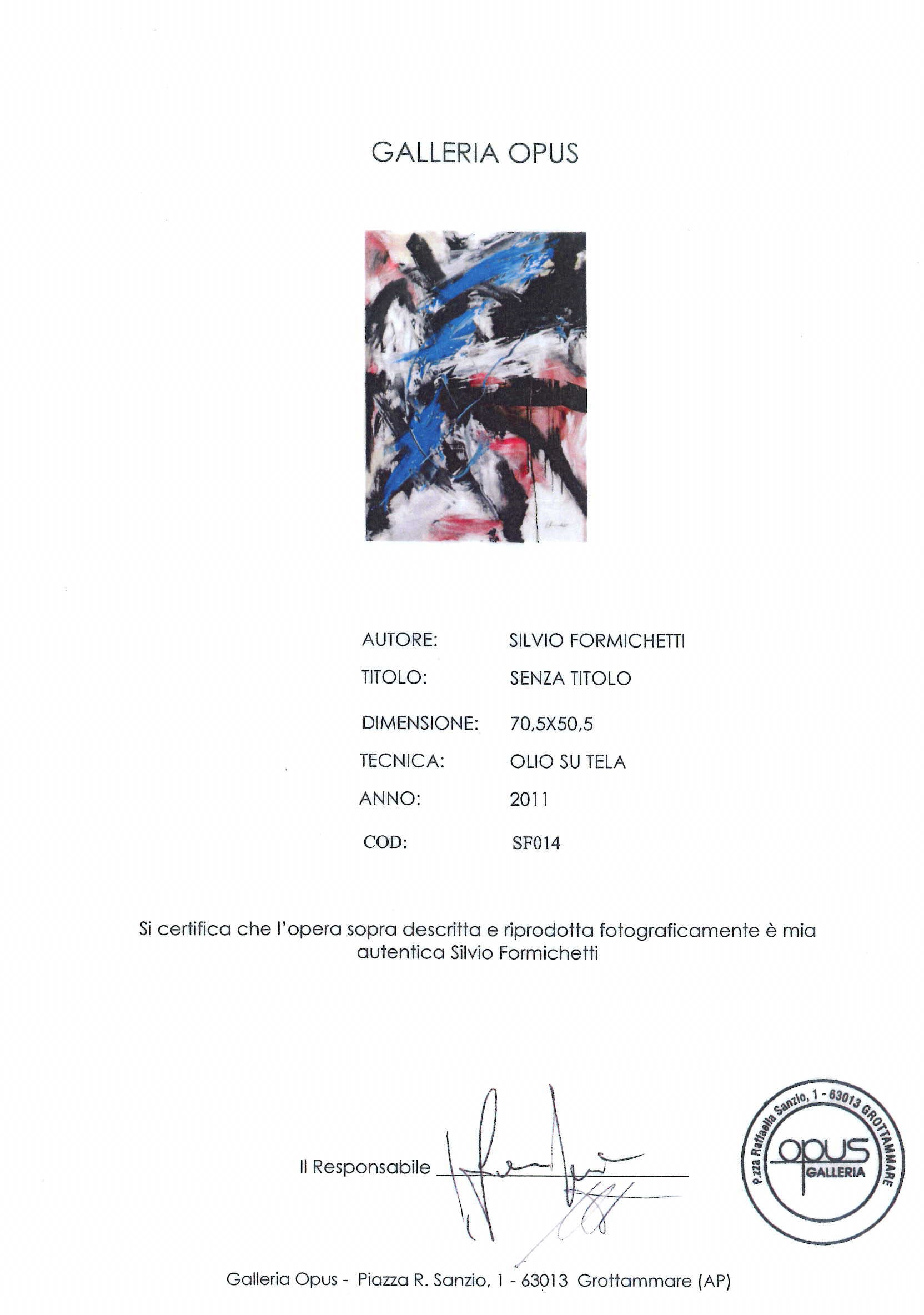 Silvio Formichetti - Senza titolo