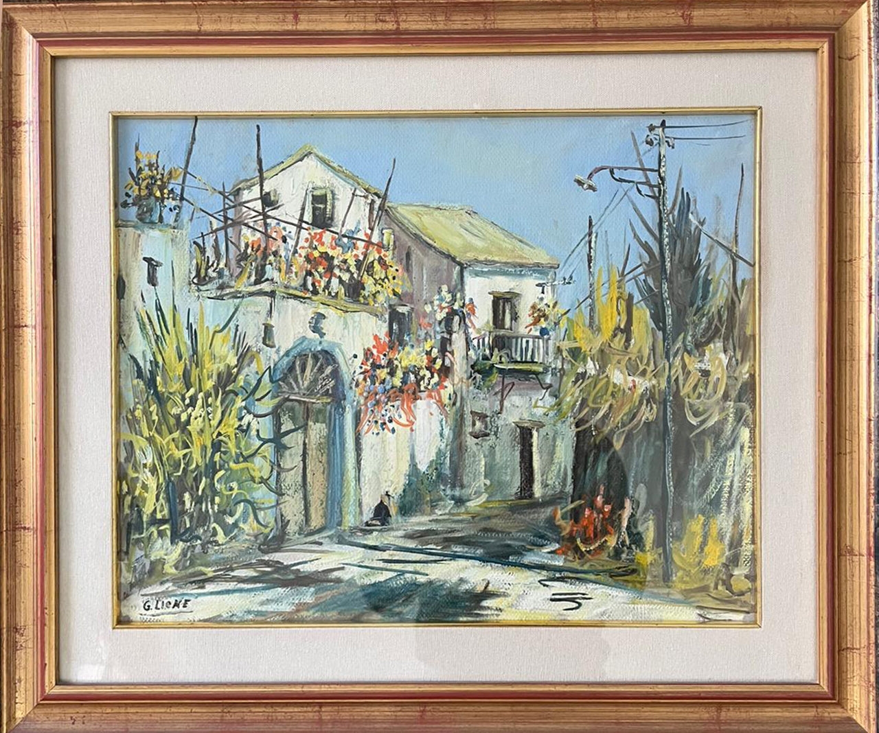 Giuseppe Lione - Caseggiato a Sant'Egidio Monte Albino