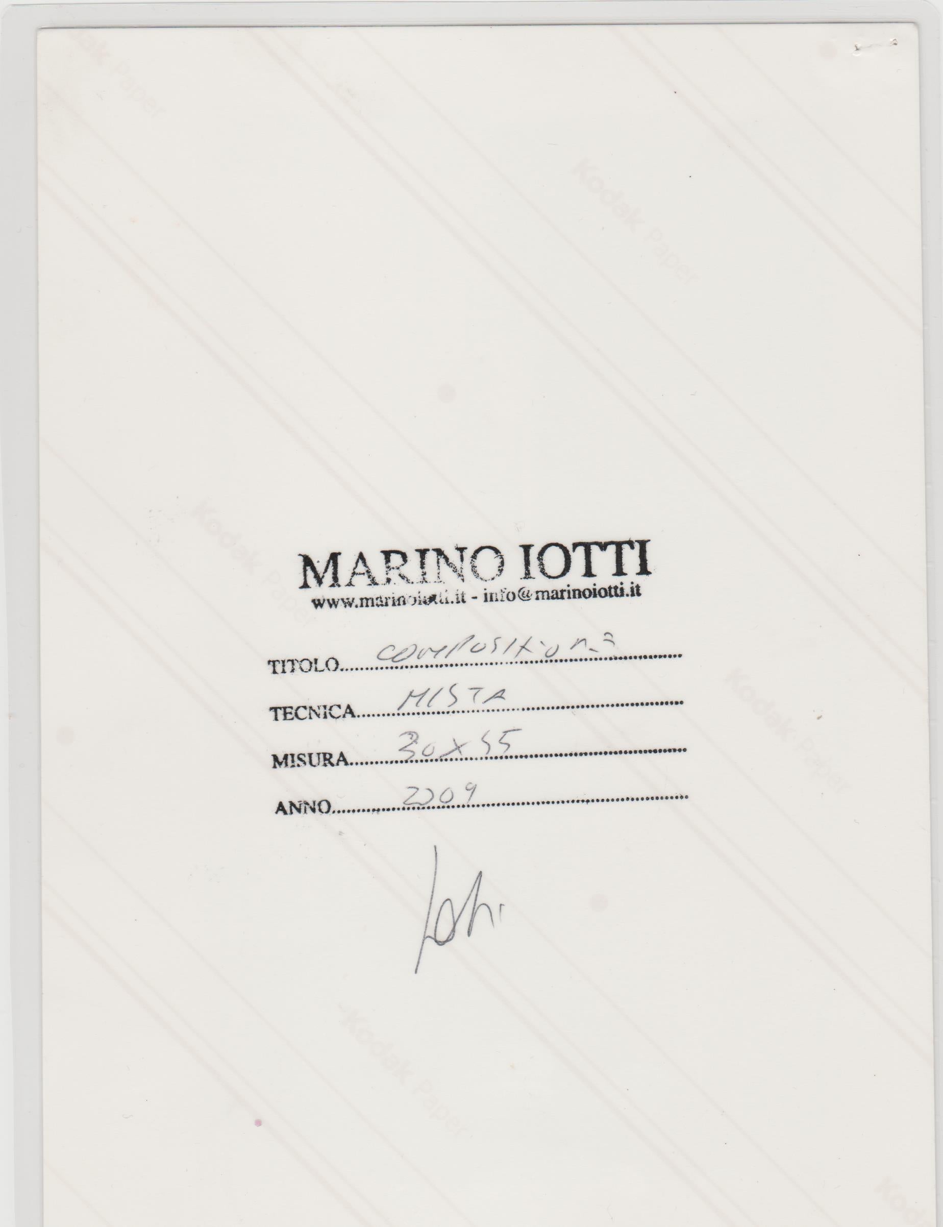 Marino Iotti - Composizione