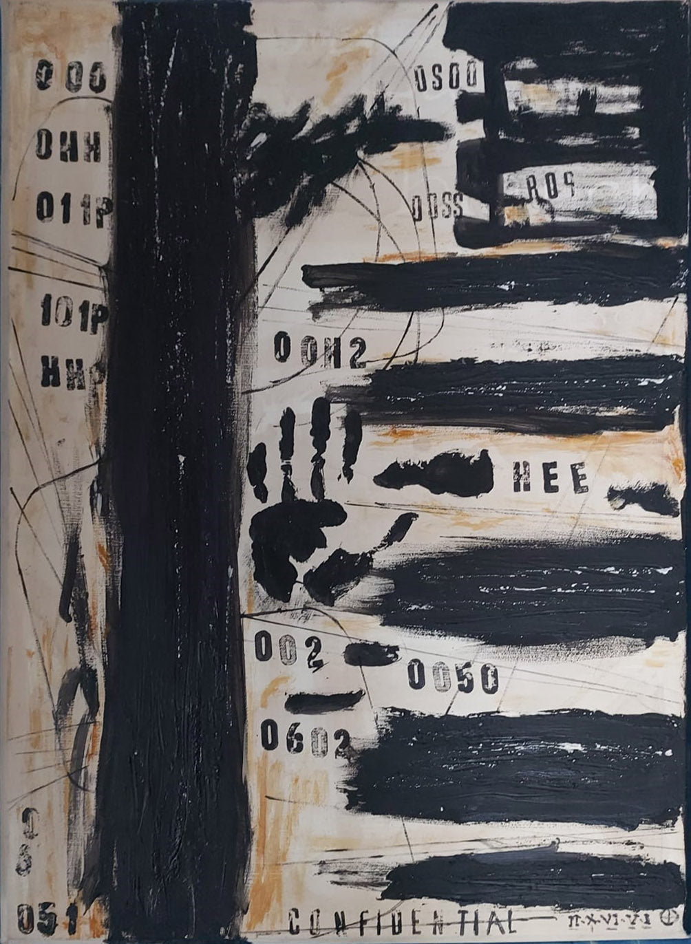 Atribuible a Jasper Johns - Sin título