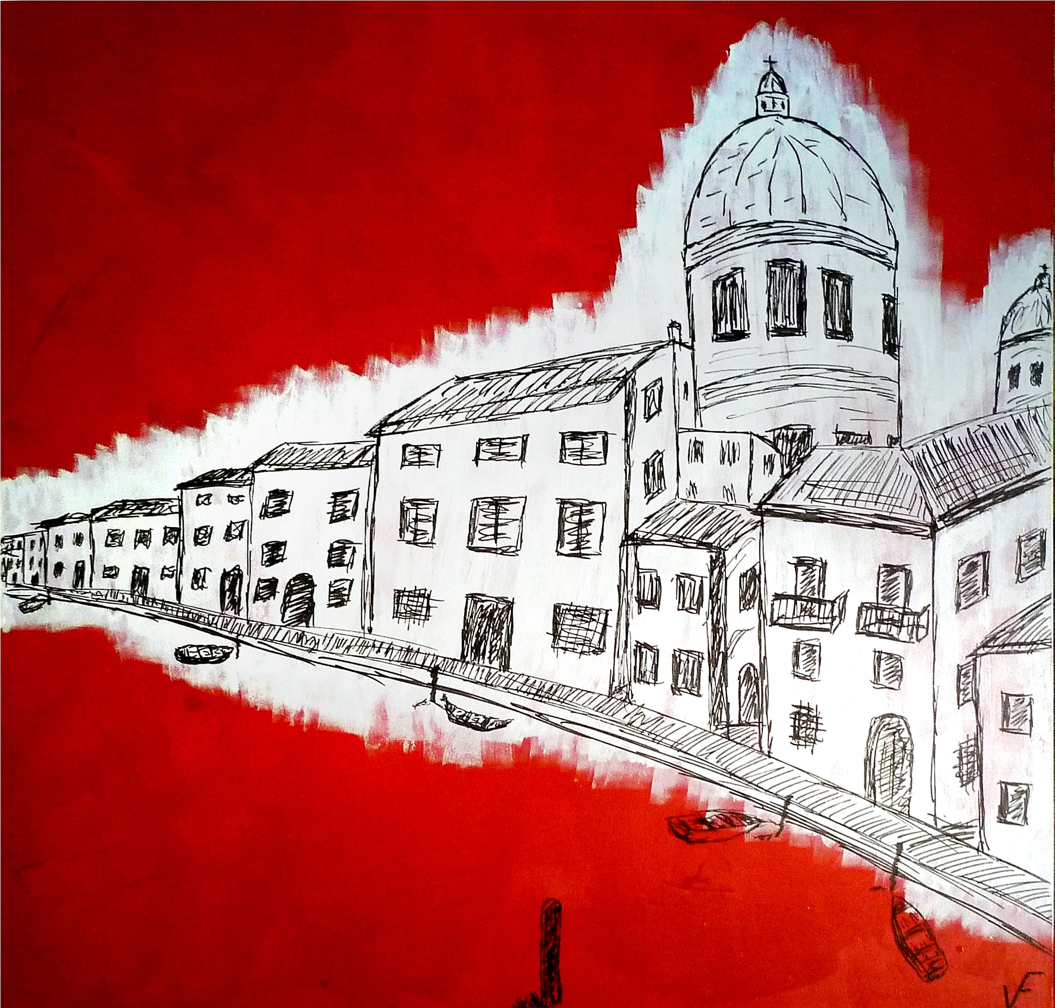 Vanni Fontanesi - VENEZIA IN ROSSO