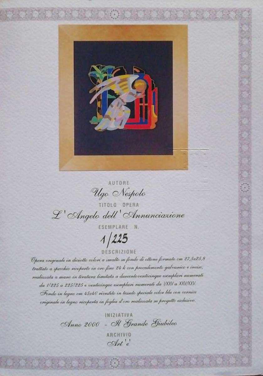 Ugo Nespolo - L'Angelo dell'annunciazione