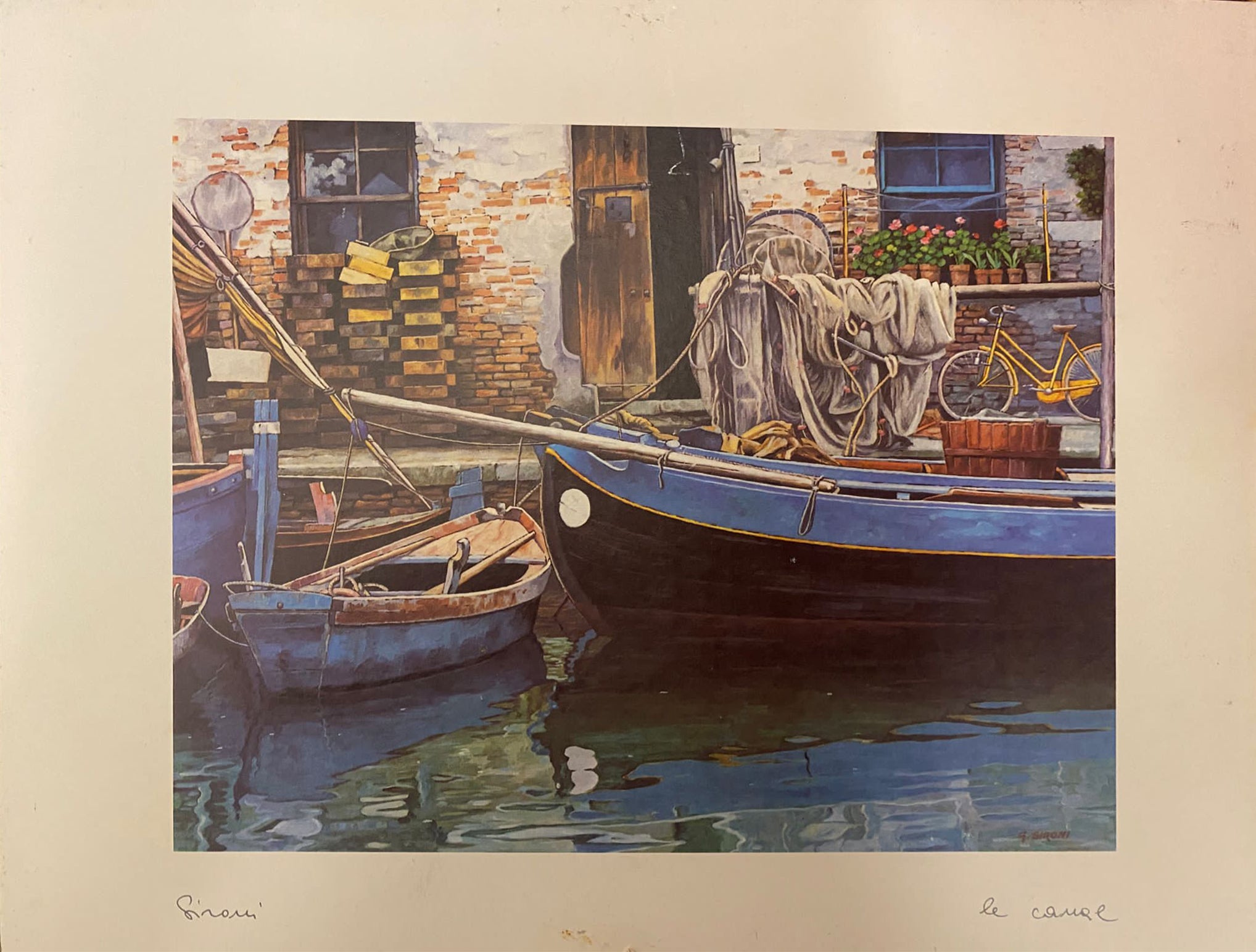 Sironi - Le canoe