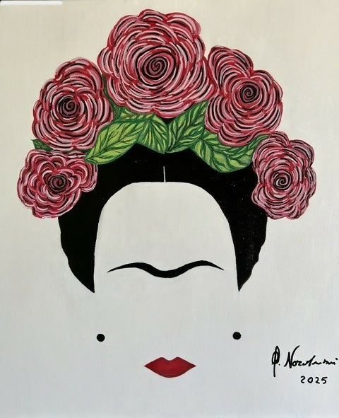 L'essenza di Frida di Giancarlo Narduzzi, acrilico – ritratto