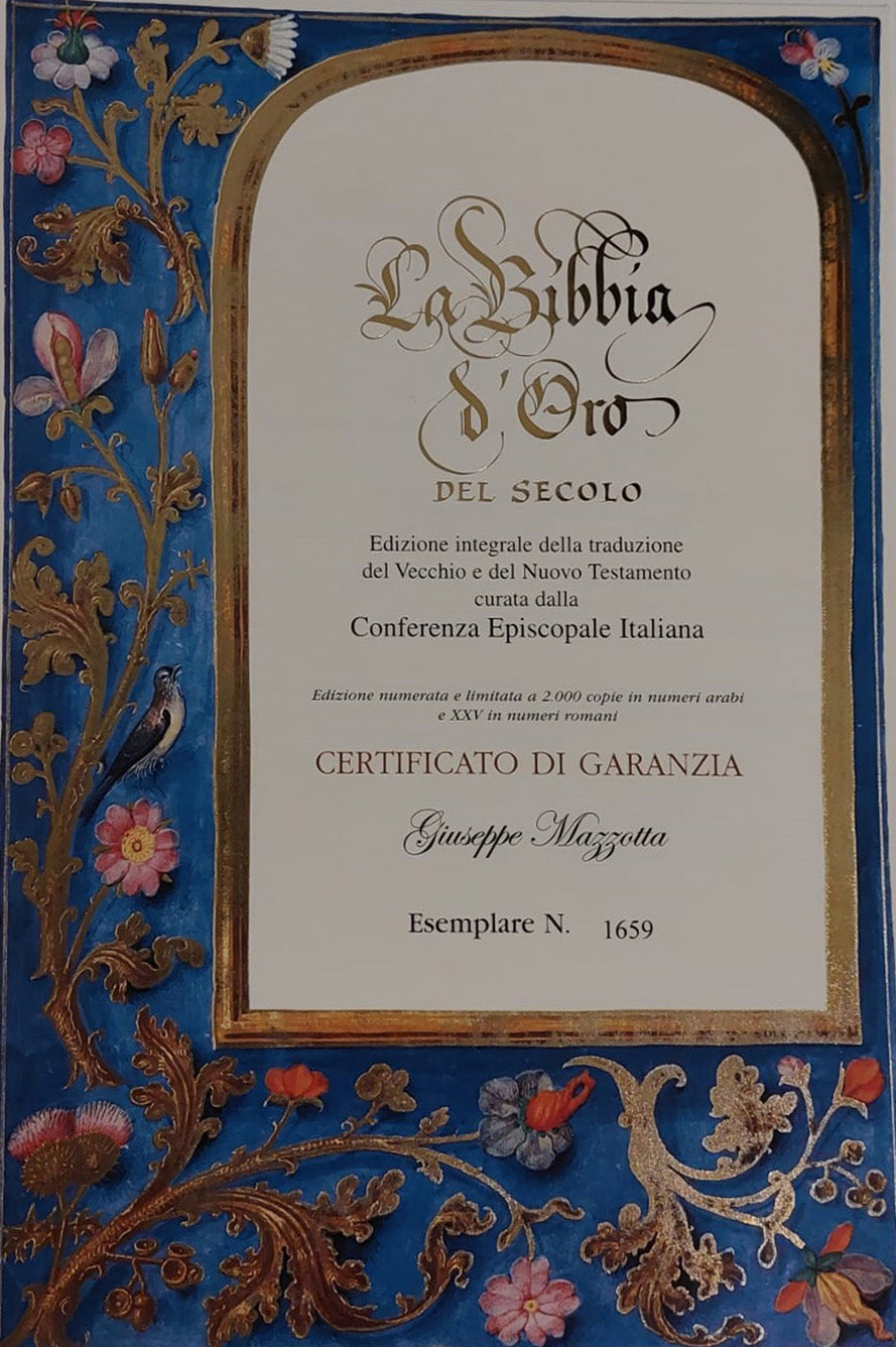 La Bibbia d'Oro del Secolo - Scrinium