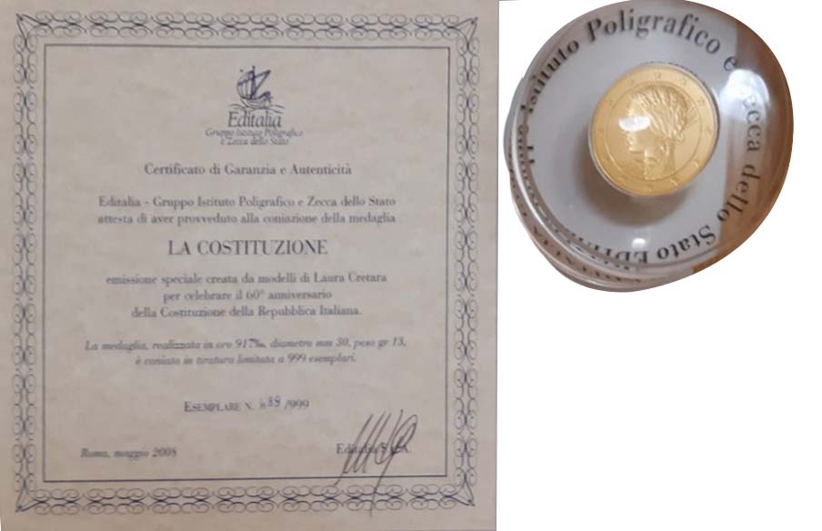 Constitución de la República Italiana - Editalia