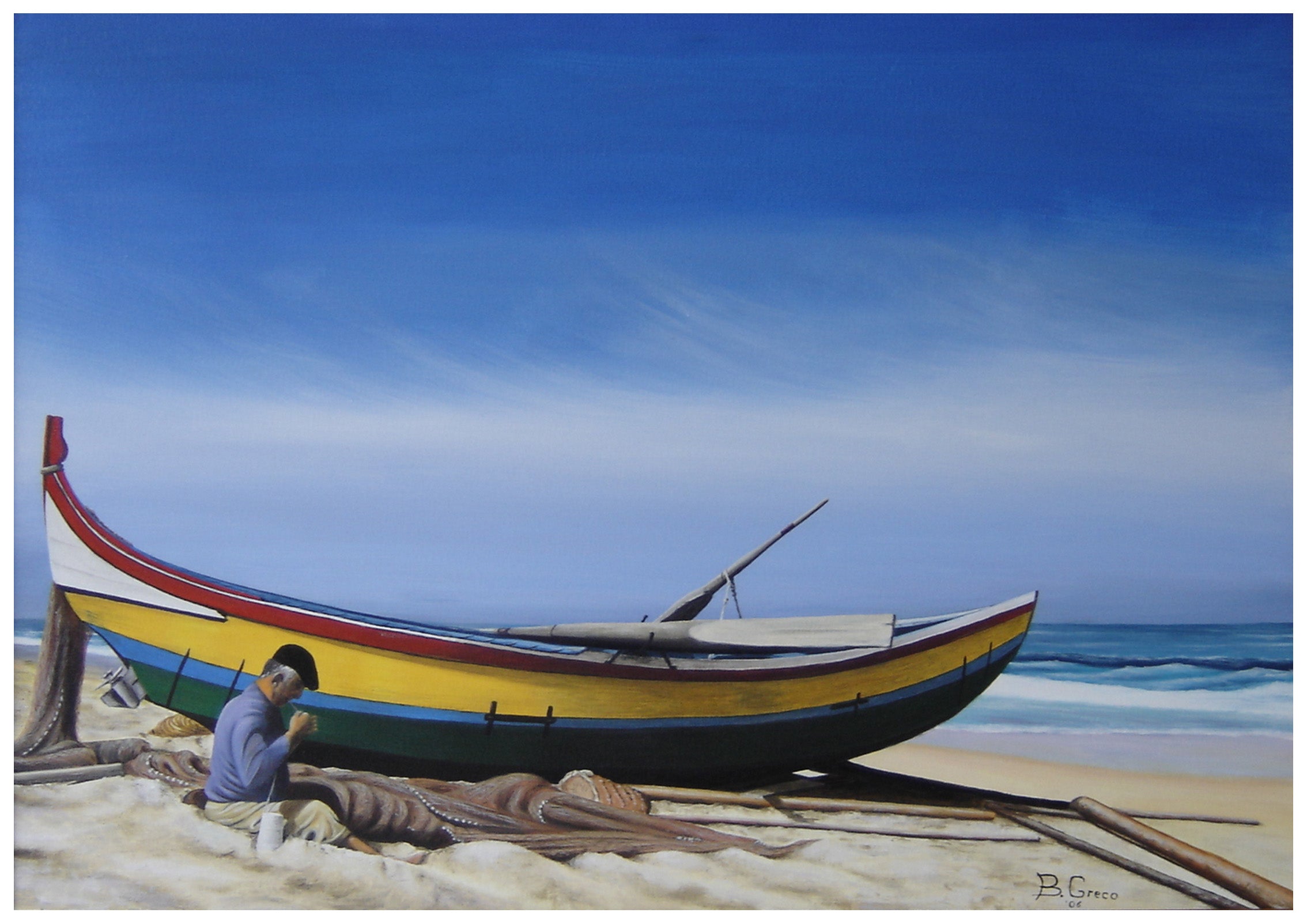 Bruno Roberto Greco - La barca ed il pescatore