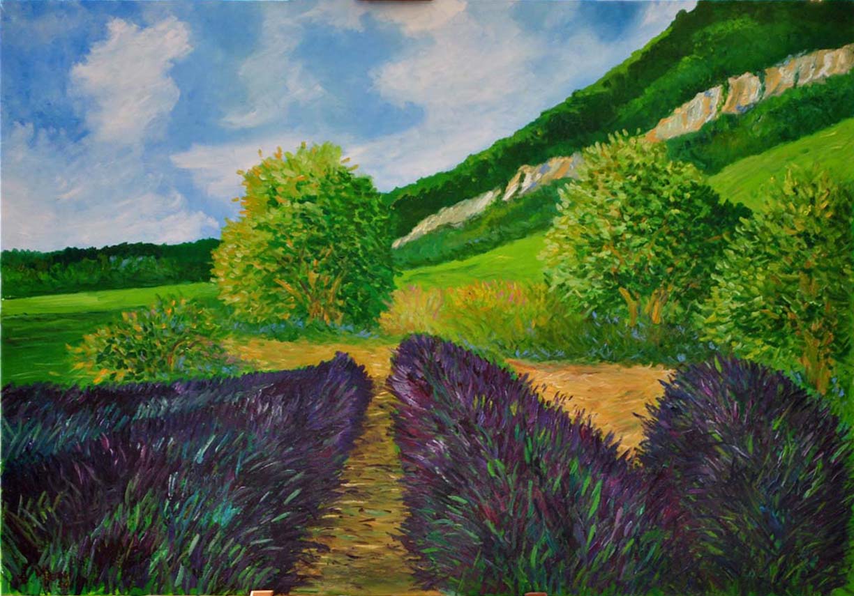 Leopoldo Meozzi - La lavanda e la campagna