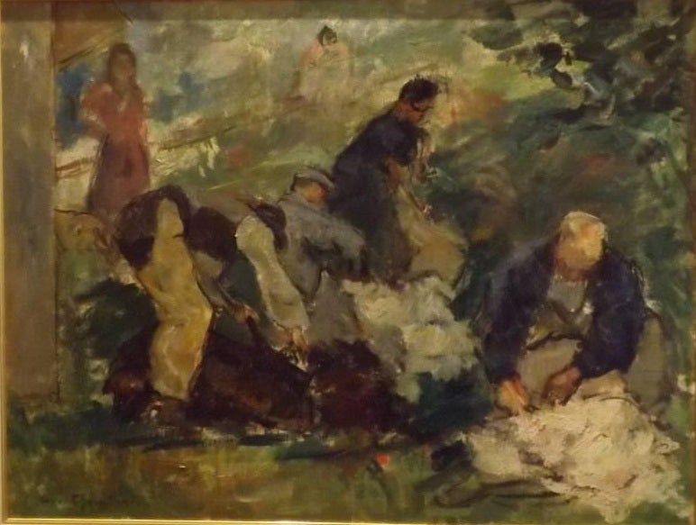 Carlo Cherubini - The Sheep Shearing