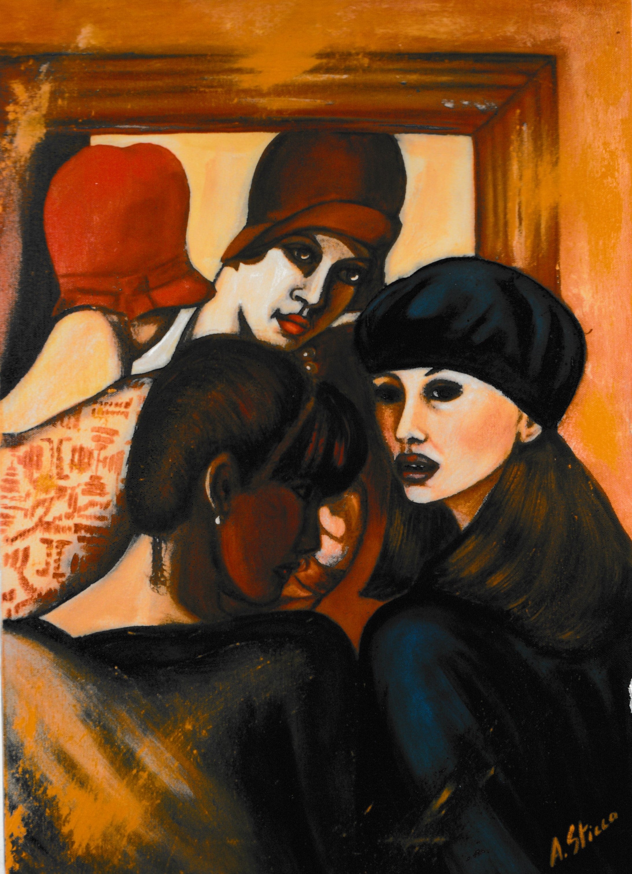 Anna Sticco - Le amiche alla mostra