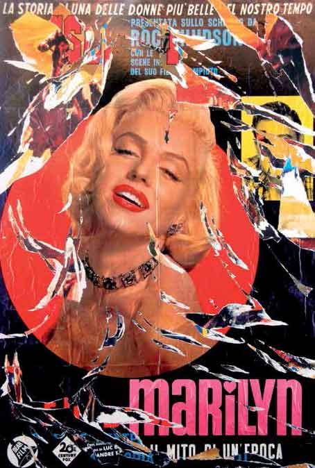 Mimmo Rotella - Marilyn il mito