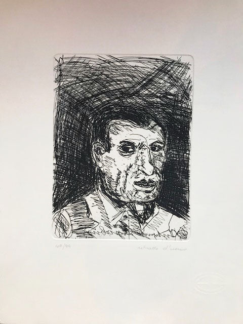 Antonio Ligabue - Portrait of a Man