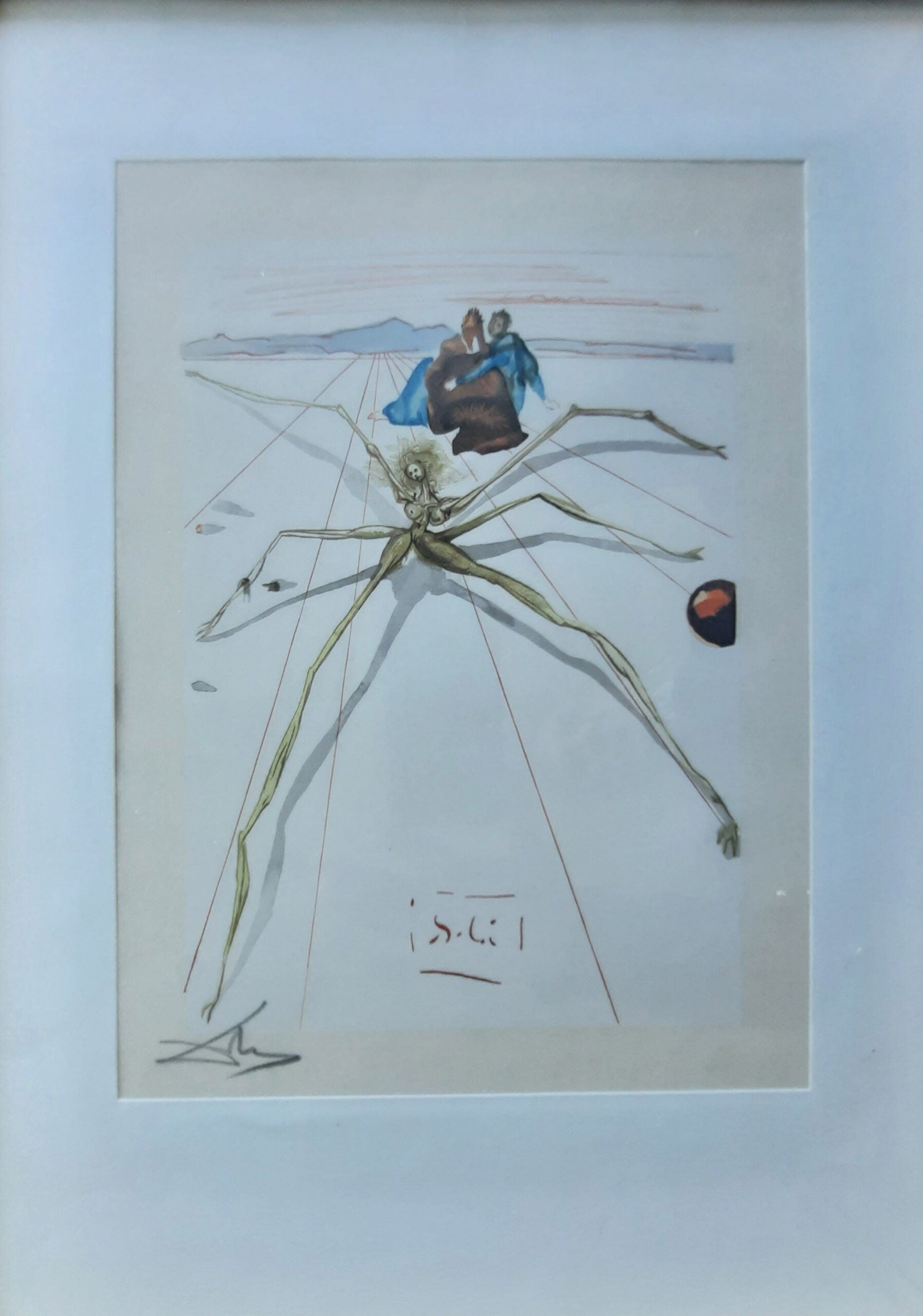 Salvador Dalí - Divine Comedie - Chant 17: Quittant  la Corniche de la Colère