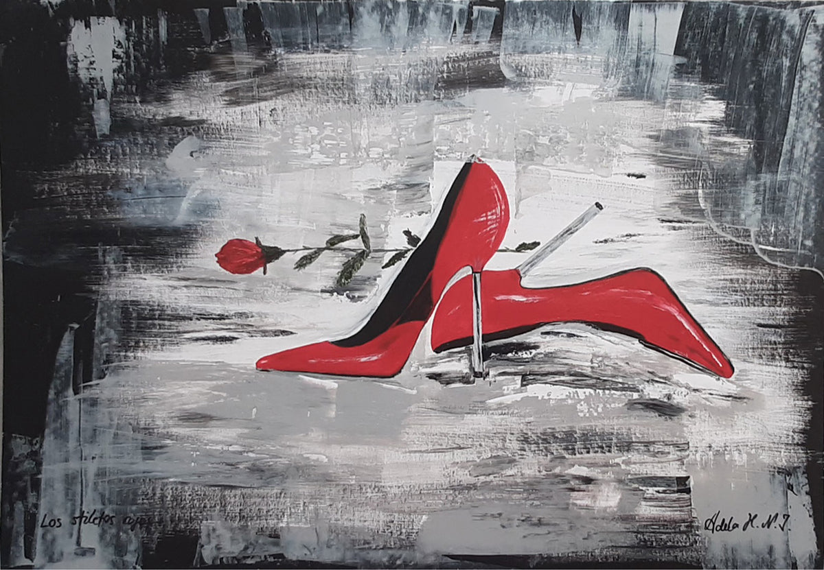 Adela Hatfaludi - Los stilettos rojos