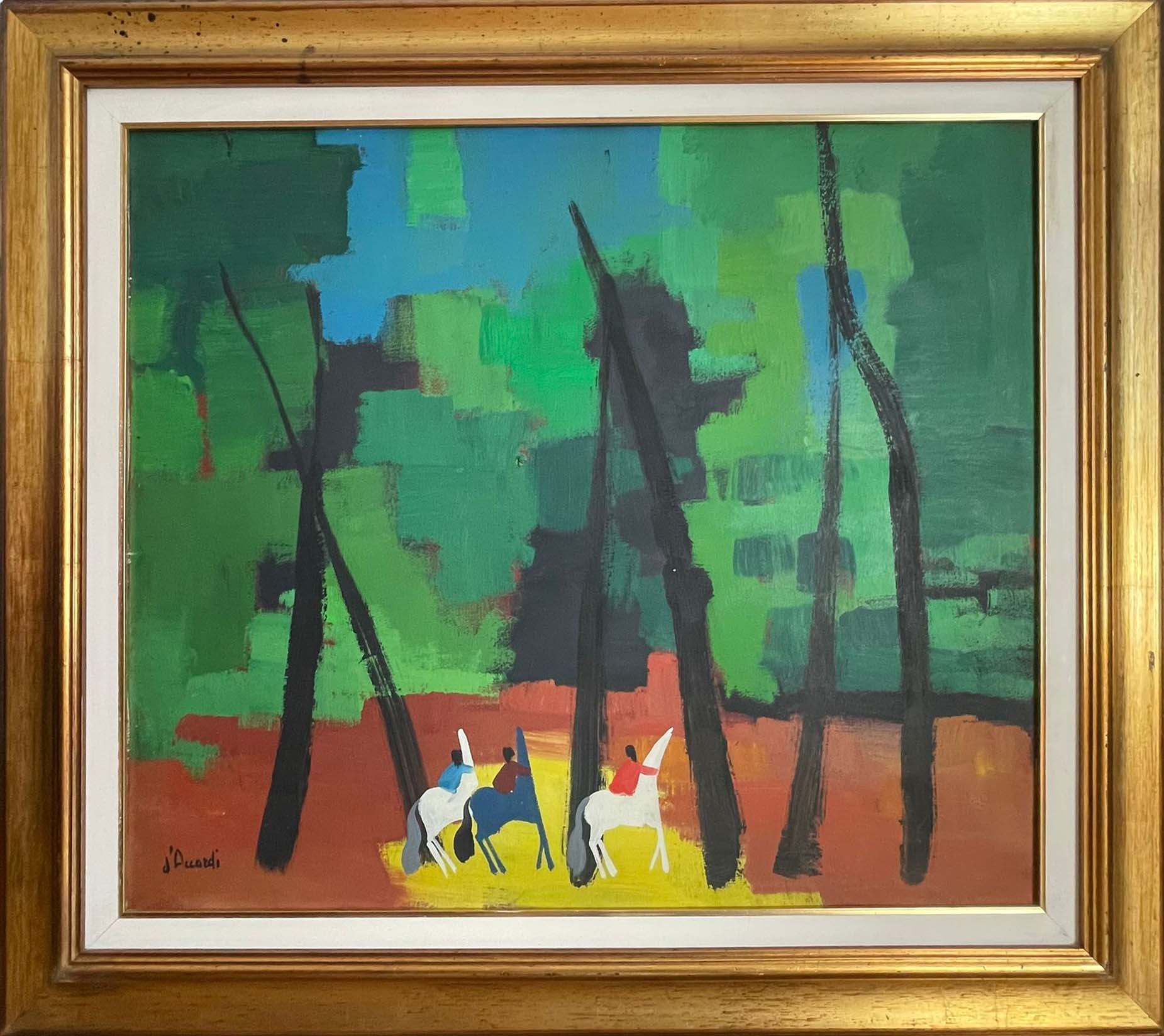 Opera figurativa a olio su tela di Gian Rodolfo D'Accardi