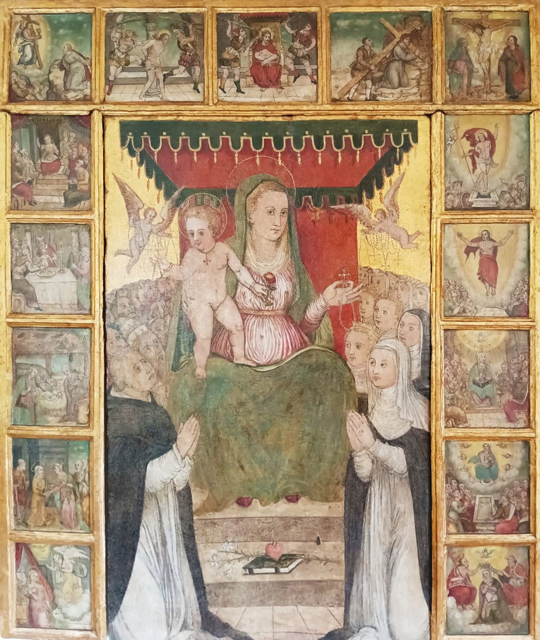 Artista dell'area Sabauda - Madonna del Rosario