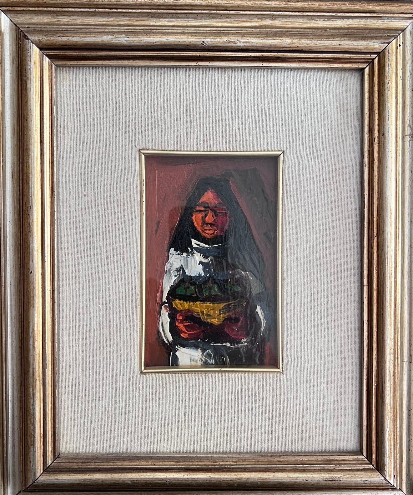 ALFREDO CAVALDORO - DITTICO - PESCATORE E DONNA MESSICANA