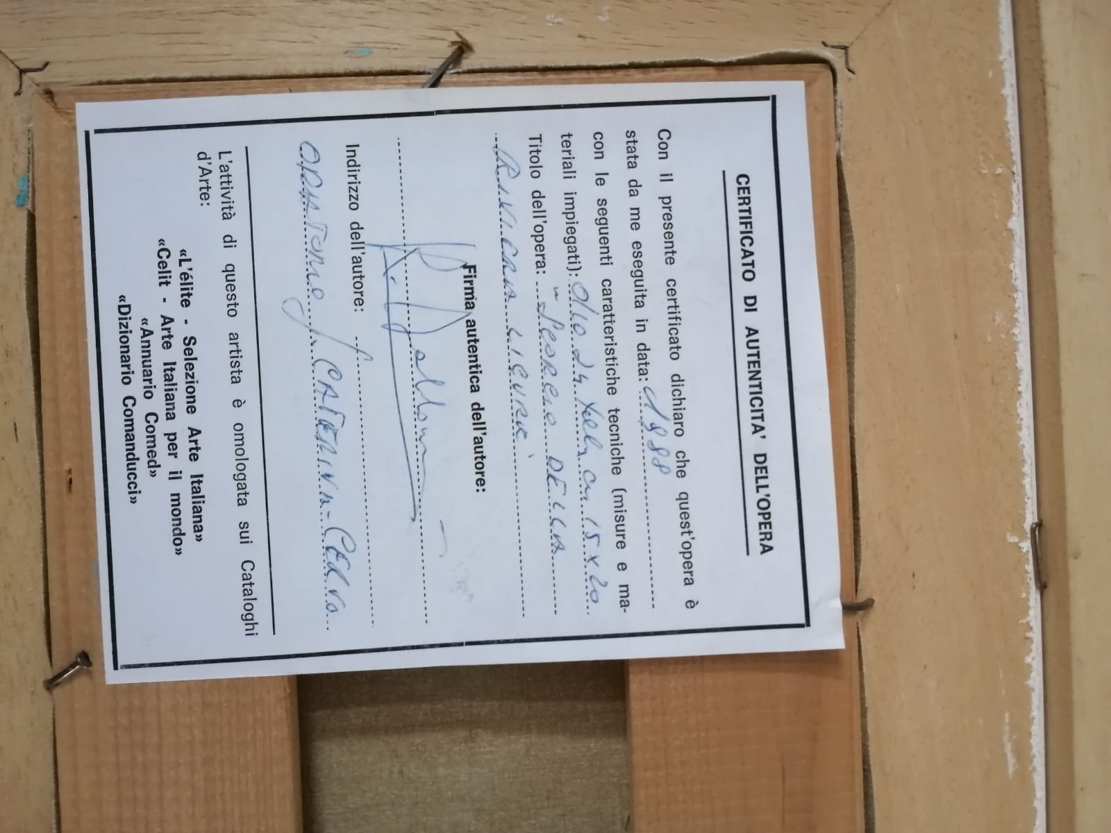 R. Malloni - Scorcio in riviera ligure