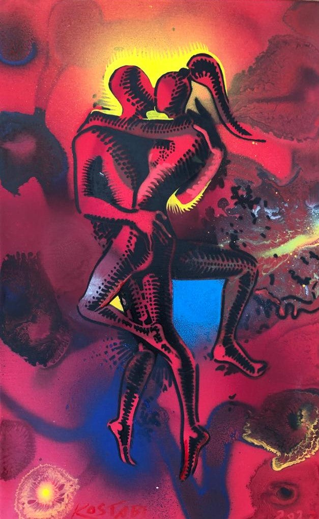 MARK KOSTABI- CRIMSON EUPHORIA