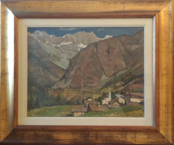 Carlo Musso - Paesaggio di Montagna