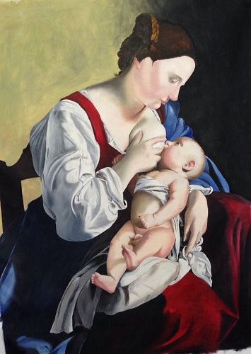 Tonia Buccato - Madonna con bambino di Orazio Gentileschi