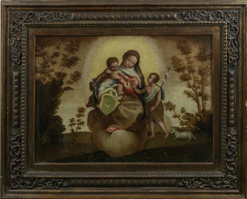 Autor desconocido - Virgen con el Niño y el infante San Juan