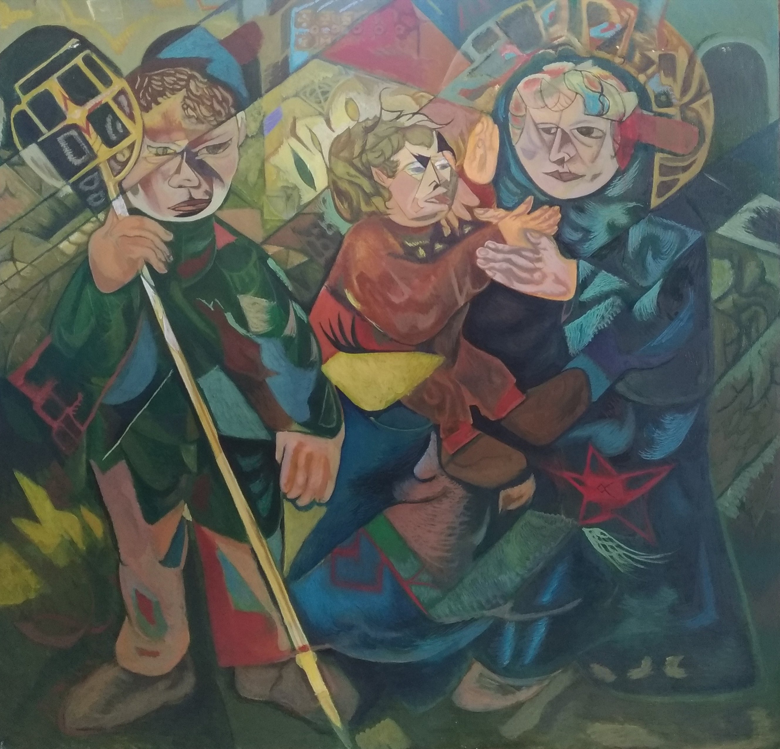 Claudio Giovanni Amore - MADONNA CON IL BAMBINO E SAN GIOVANNI