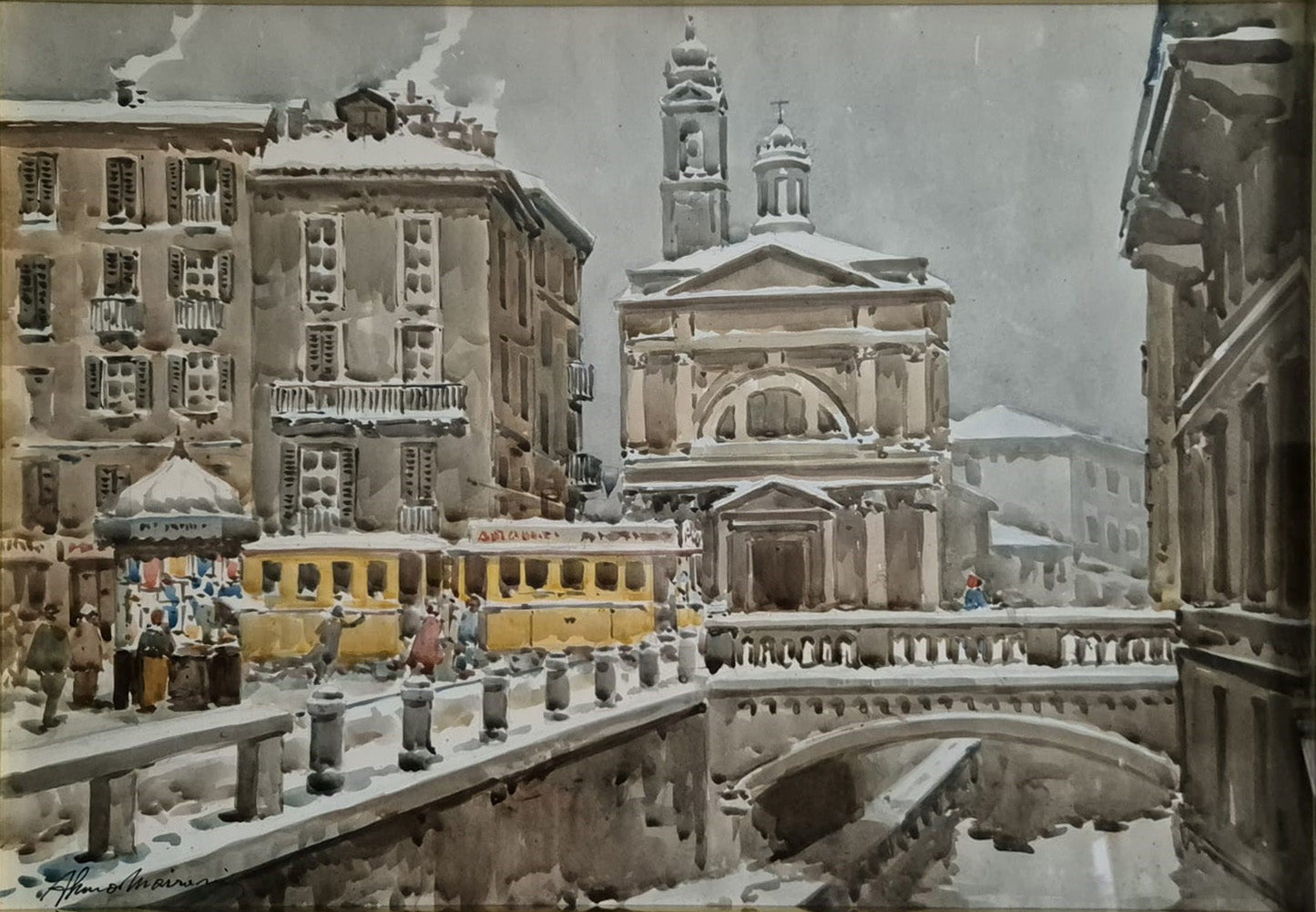 Alvaro Mairani - Bridge over the Corso Ticinese Canal
