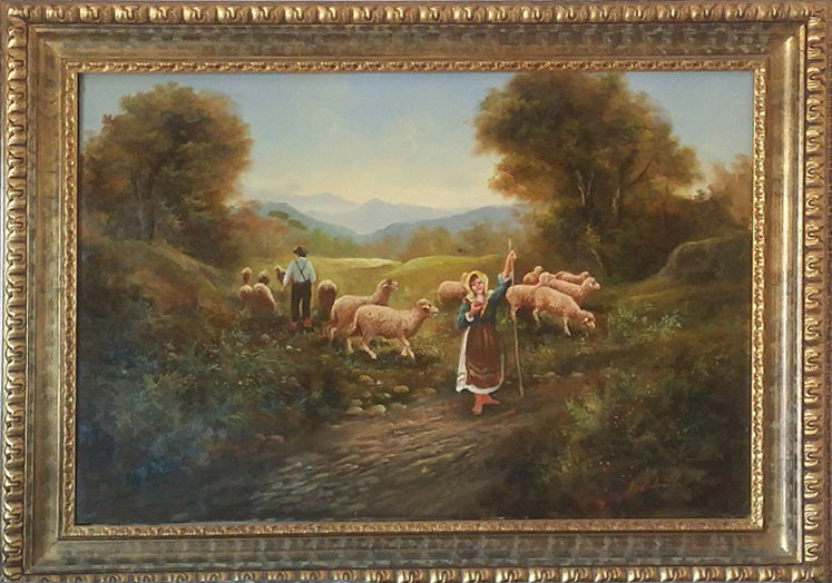 Cirillo Manicardi - Scena di campagna