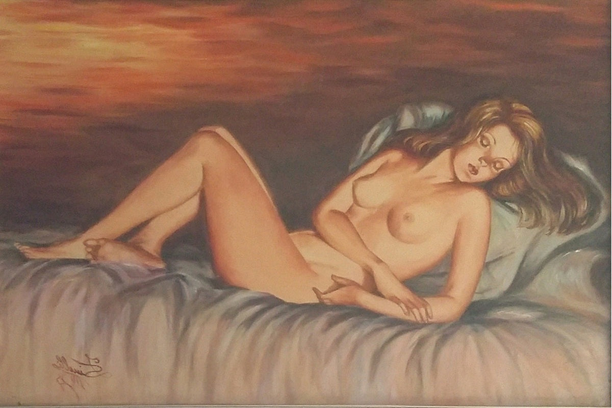 Maria Zinelli - Mujer desnuda y dormida