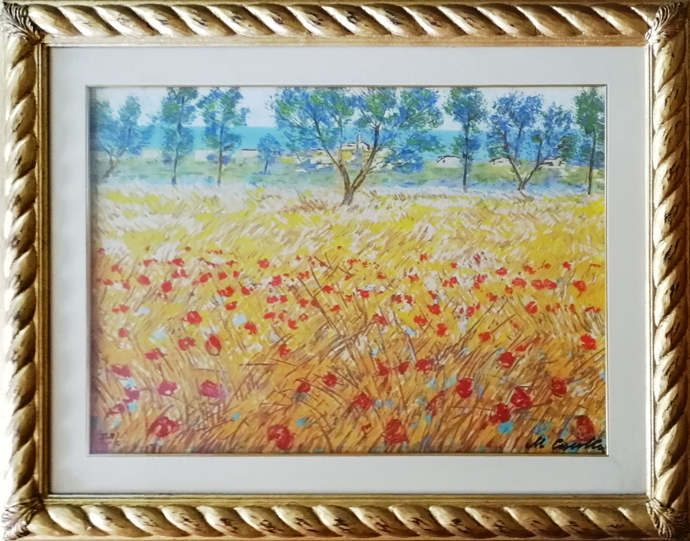 Michele Cascella - Campo di grano