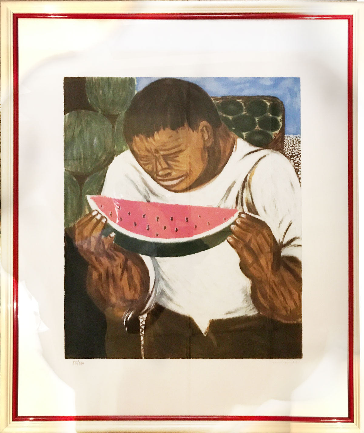 Giuseppe Migneco - Watermelon Eater
