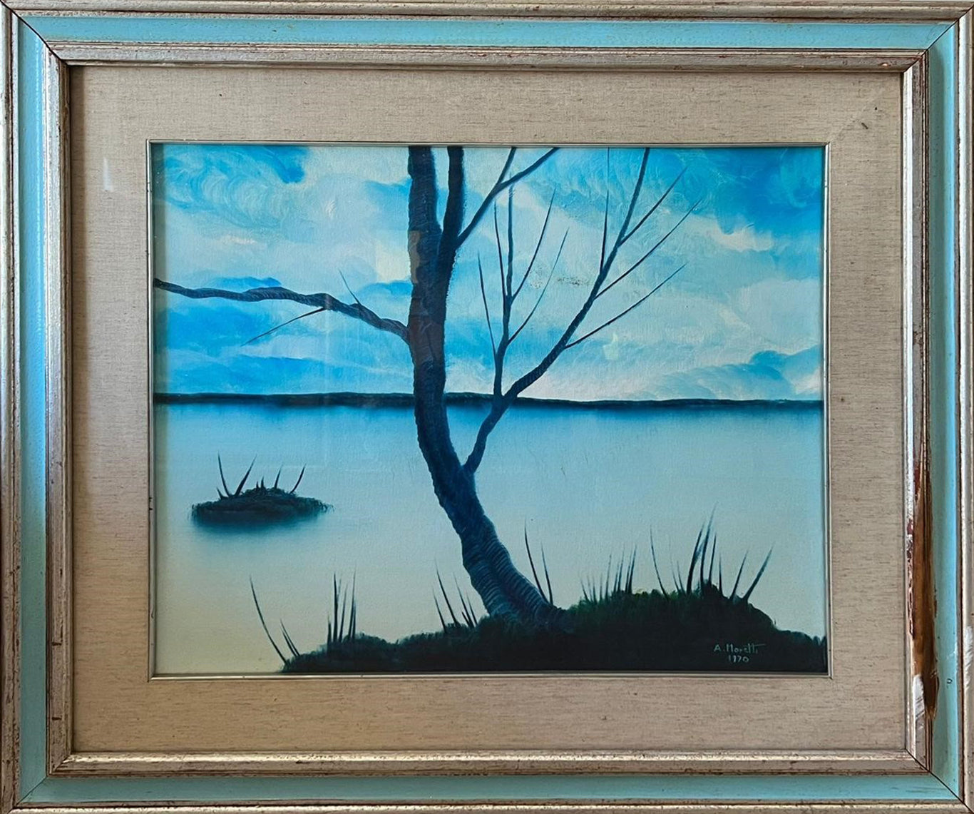 Adriano Moretti - Alba sul lago
