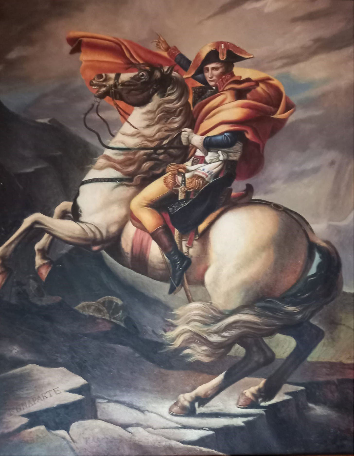 Copia de Jacques-Louis David - Napoleón cruzando el Gran San Bernardo