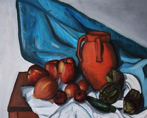 Antonio Granato - Natura morta con anfore