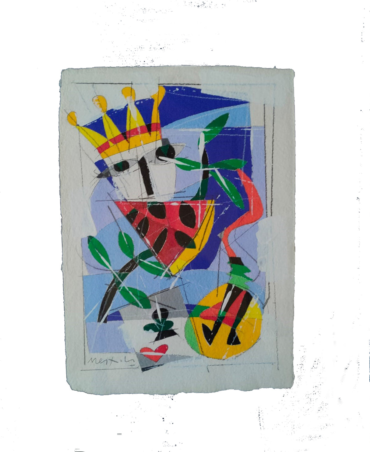 Ugo Nespolo - I am the King