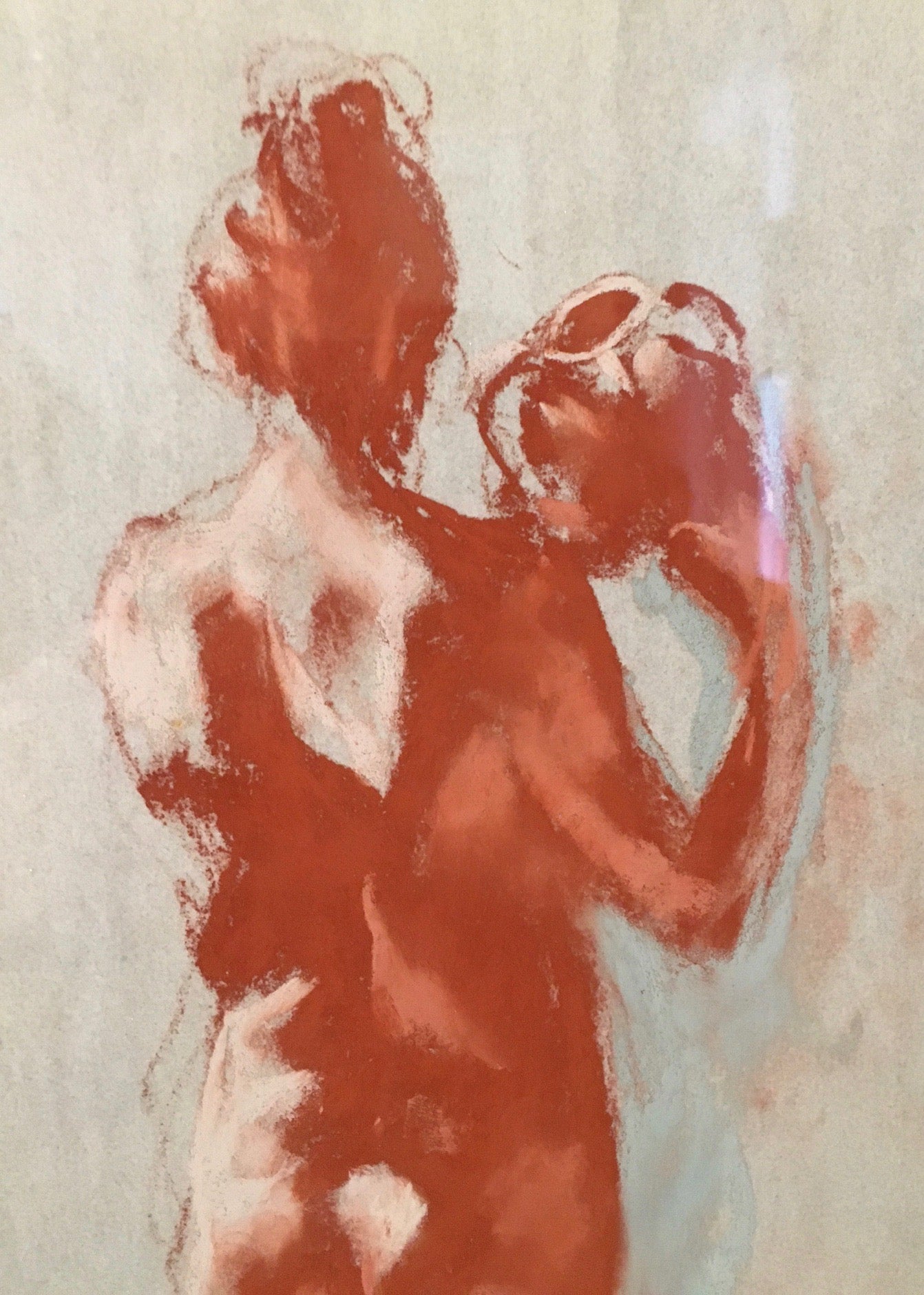 Wolfang Alexander Kossuth - Nudo in piedi con brocca
