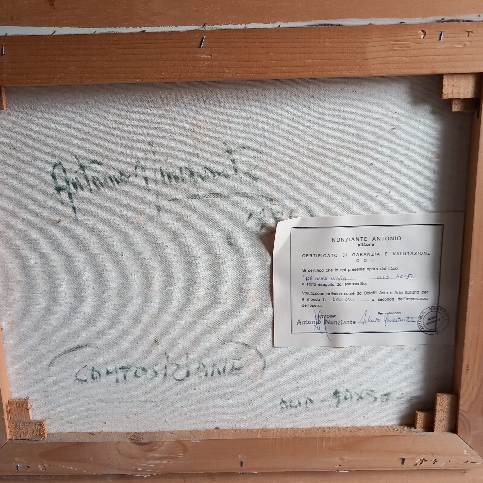 NATURA MORTA - ANTONIO NUNZIANTE