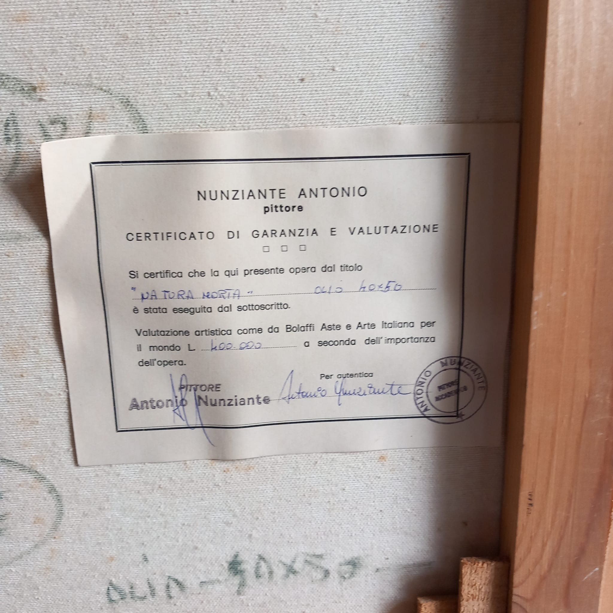 NATURA MORTA - ANTONIO NUNZIANTE