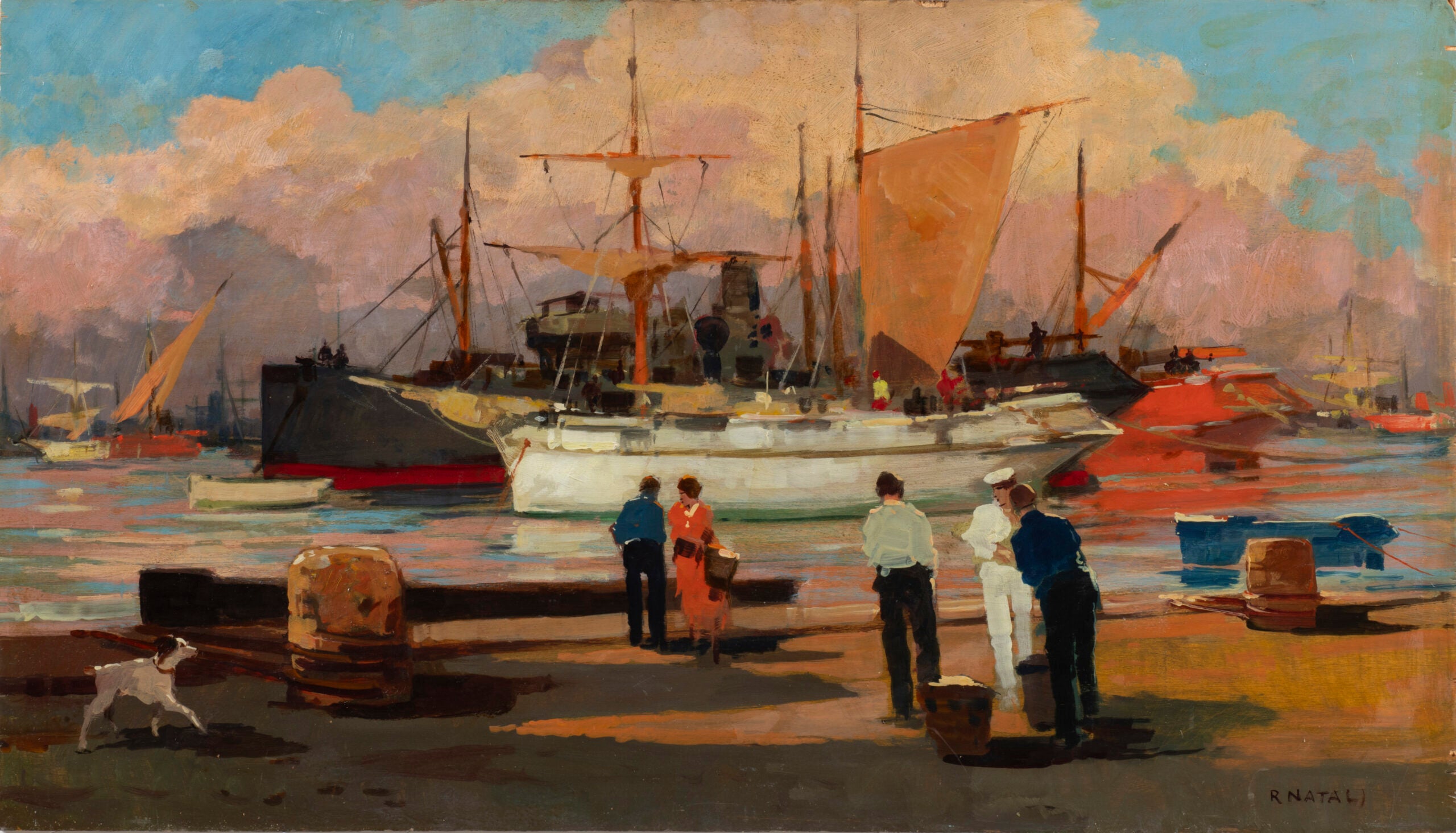 Renato Natali - Vecchio porto Livorno